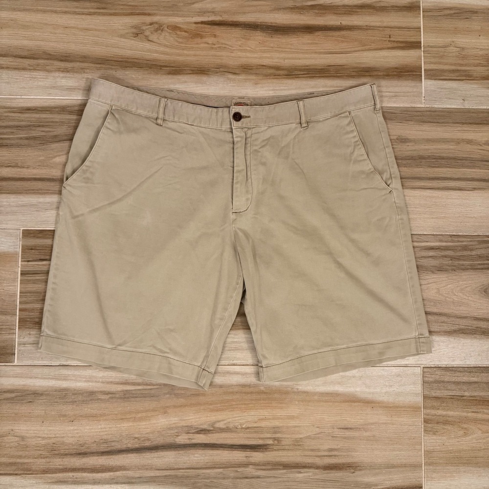 Faherty Brand Mens All Day Shorts Khaki Tan Chino Stretch Twill Size 40